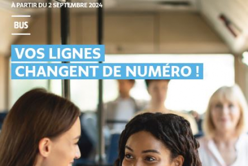 Lignes de bus - changement de numéro Lignes de bus - changement de numéro